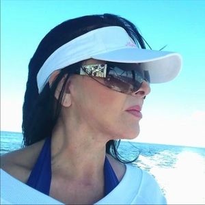 SOLD!!!!!Bvlgari sunglasses cristal shield.